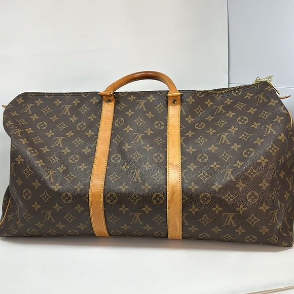 💯 Authentic Louis Vuitton Monogram Keepall 55 - Picture 5 of 15